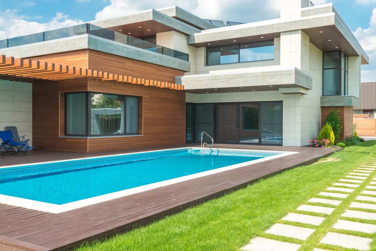 Swimming pool built in Geneva, NSW